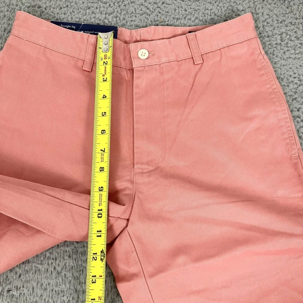 Vineyard Vines Club Pant Pants Mens 28x30 Pink Chino Classic Fit Cotton Casual